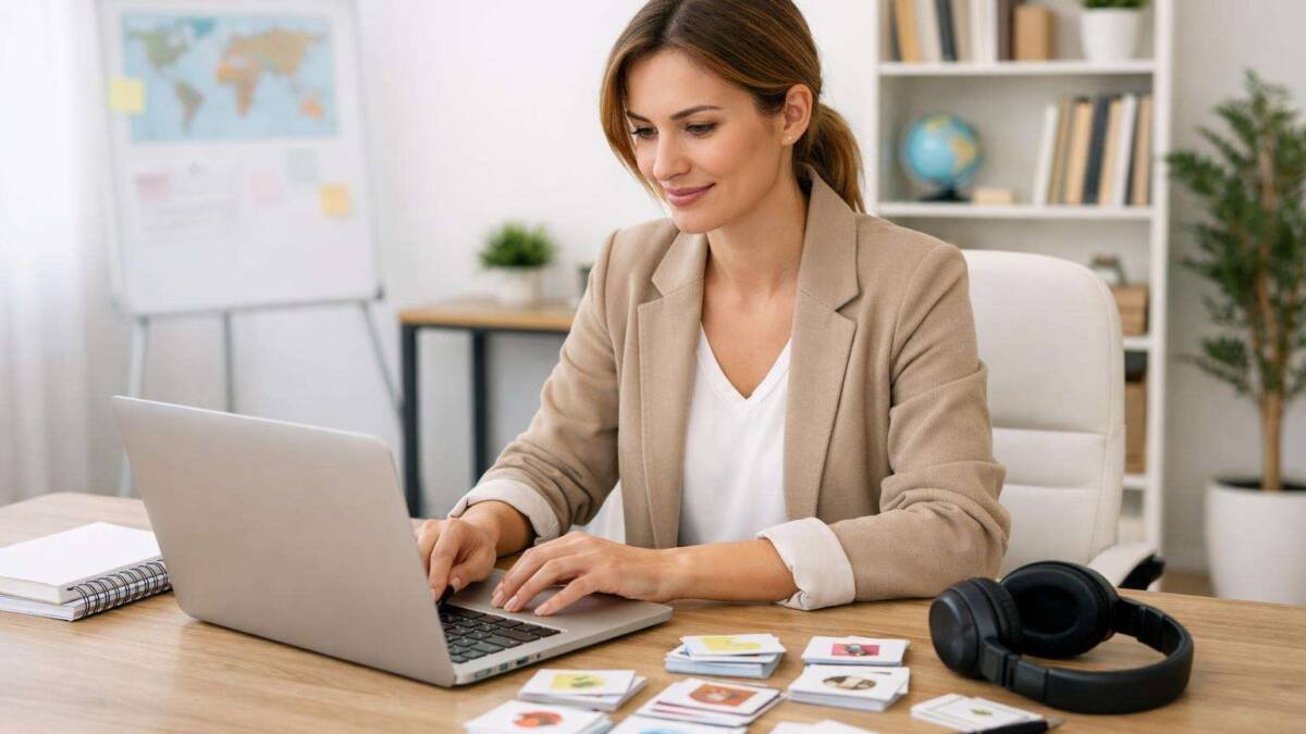 Créer une école de langues en ligne : méthode, outils et organisation